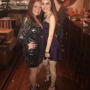 F21 Purple Skater Dress LAST CHANCE